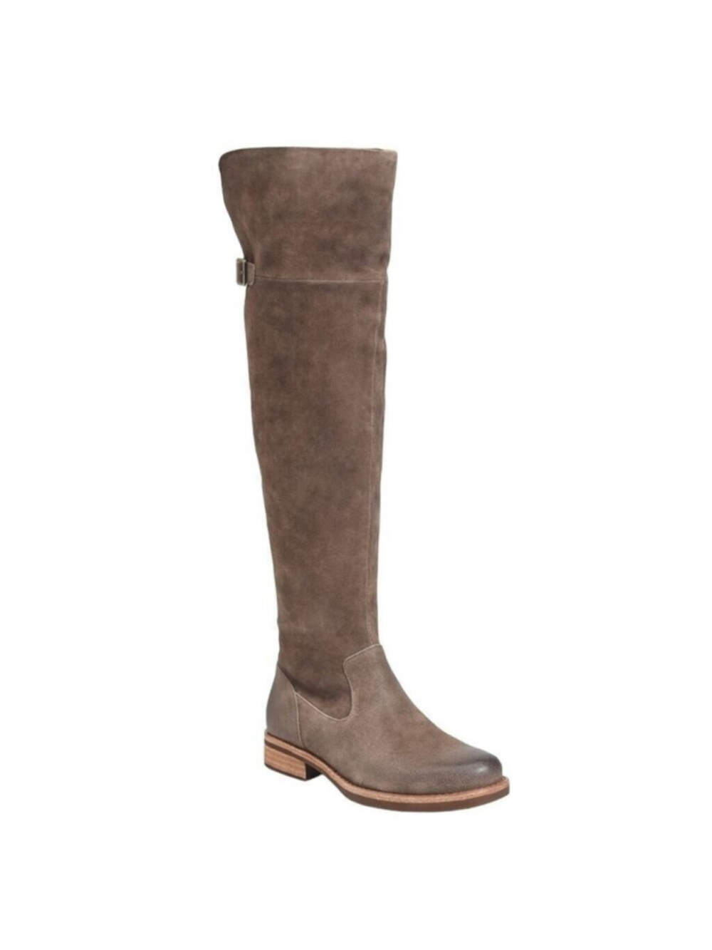 Kork-Ease Addison Over the Knee Campus Suede Riding Boot Taupe 6 NEW!